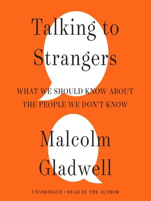 cover image of Talking to Strangers