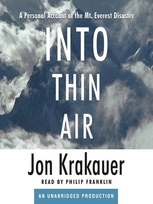 cover image of Into Thin Air